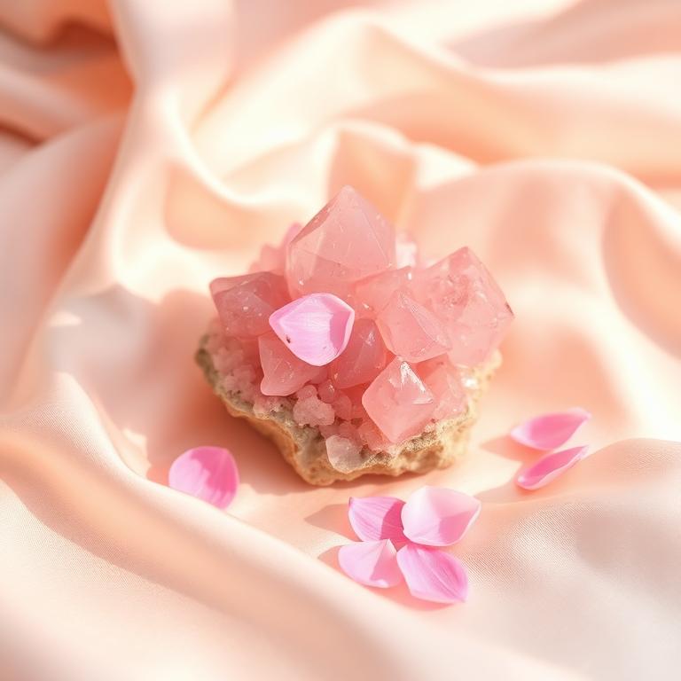 Love, Rose Quartz crystal